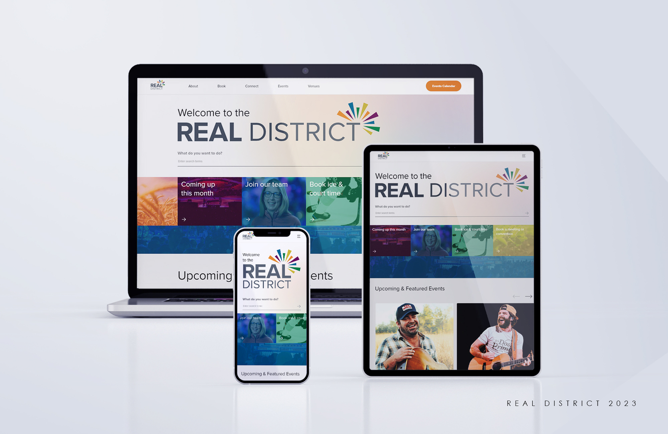 REAL District website